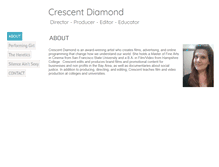 Tablet Screenshot of crescentdiamond.tv